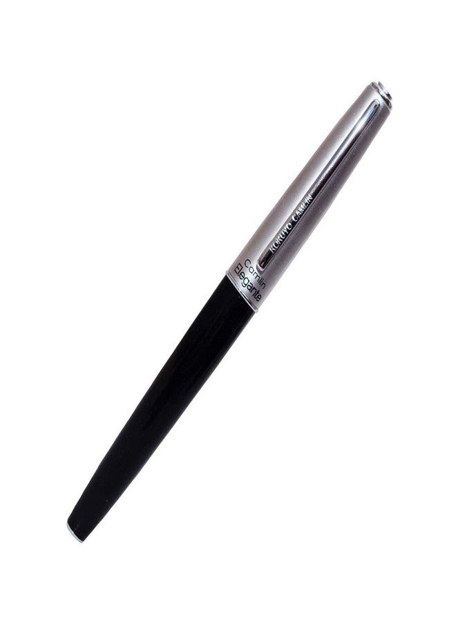 camlin Elegante Fountain Pen - Pack of 2 (Black & Maroon) - Image 2
