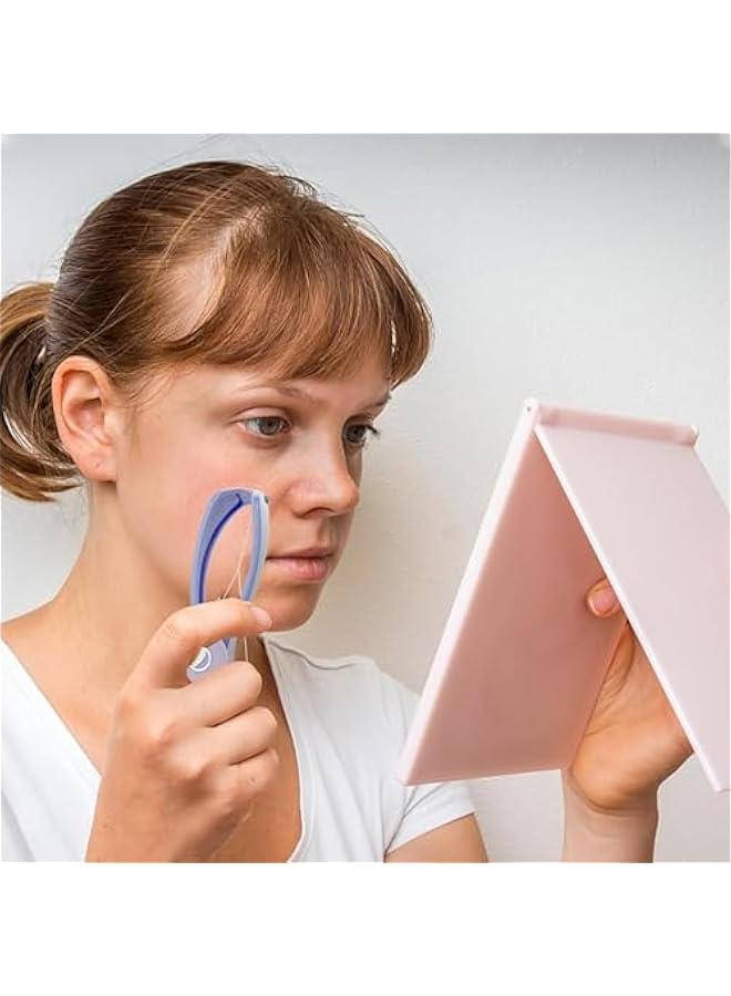 BWSJ Portable Manual Epilator for Women Extra Strength Threads Included Face Hair Remover Beauty Tool for Easy Hair Removal - Image 2