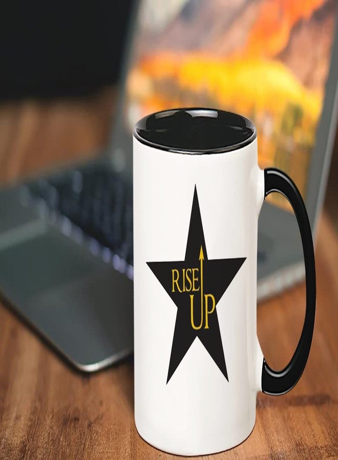 Fonhark - Hamilton Rise Up, 11 Oz Novelty Coffee Mug/Cup - Image 4