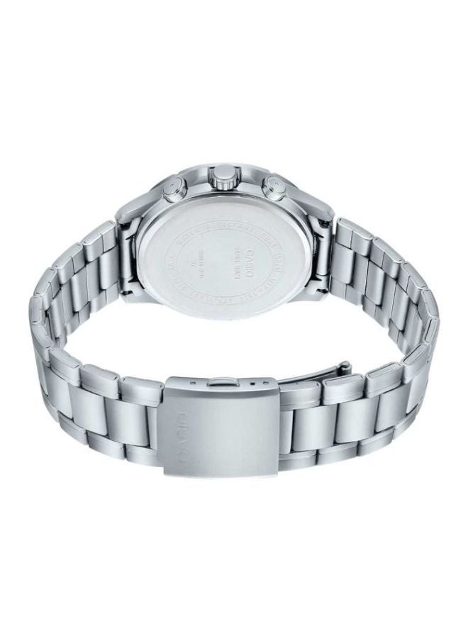 CASIO Men Stainless Steel Analog Wrist Watch MTP-1370D-1A2VDF - 45 mm - Silver - Image 2