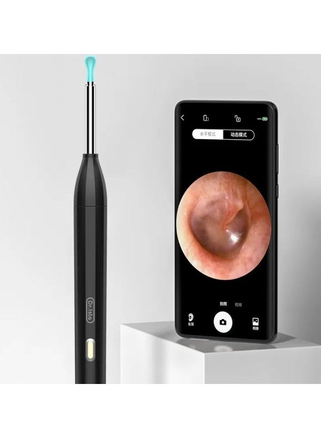 Dr.isla جهاز إزالة شمع الأذن الذكي Dr.isla P2 مع Wifi وكاميرا HD وأداة مناظير – جهاز تنظيف الأذن بدقة عالية 300 واط، يتضمن 6 رؤوس سيليكون، شحن TYPE-C - Image 1