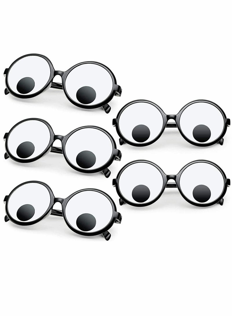 KASTWAVE Eyes Glasses Funny Glasses Funny Shaking Costume Eyes Glass Novelty Shades Funny Eyewear Funny Accessories for Party Favor Men Kids 3 Pieces - Image 1
