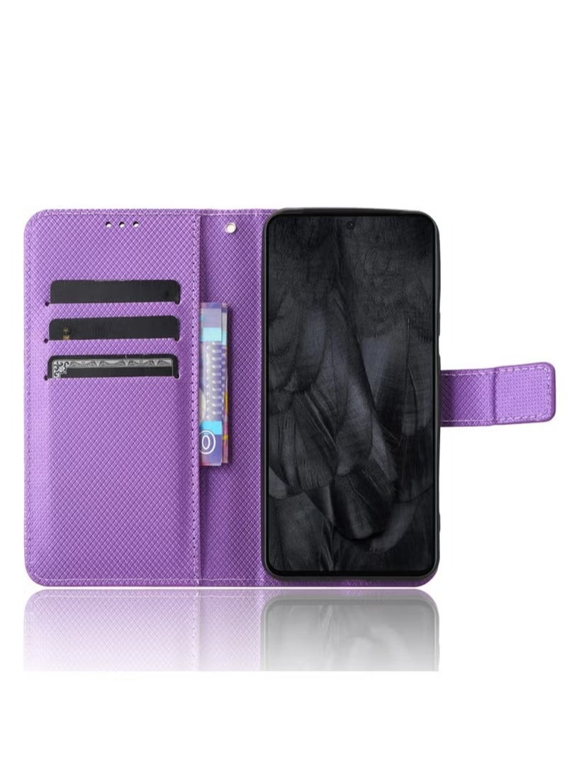 X-level Google Pixel 8 Case Cover with Full Body Camera Len Protector PU Leather Wallet Card Holder Shockproof Protective Back Cover with Release Hand Phone Holder Daily Video Kickstand  - Image 4