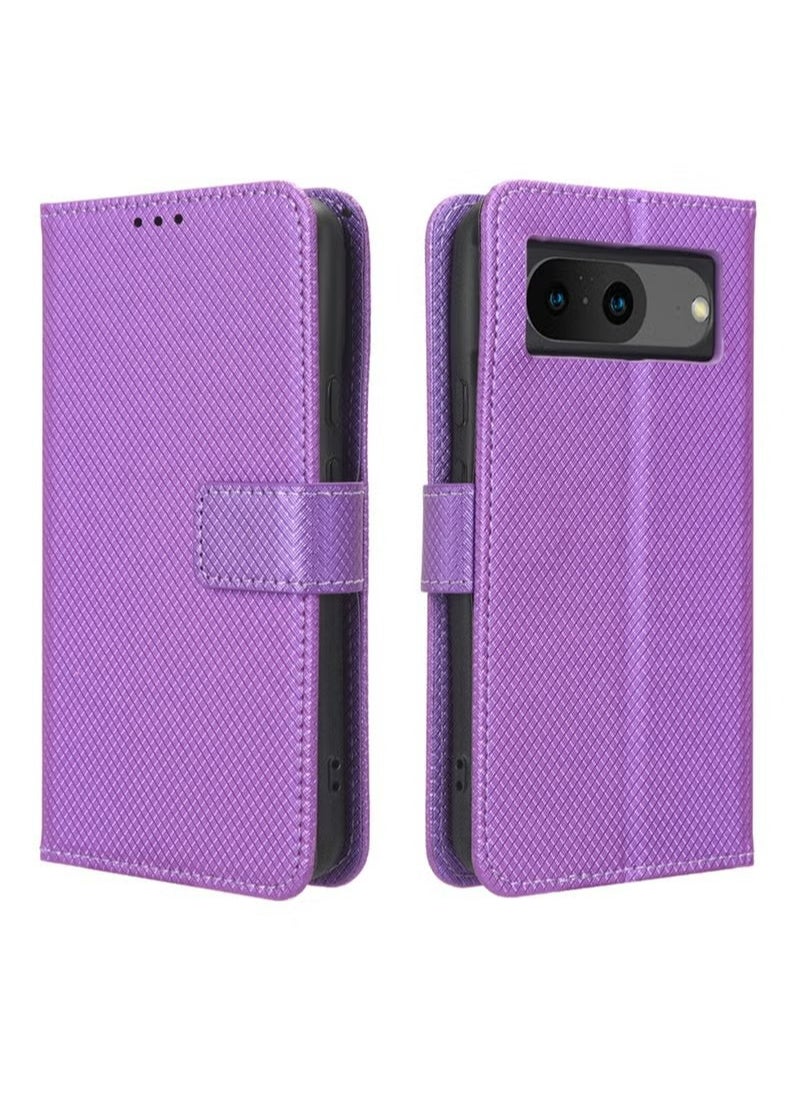 X-level Google Pixel 8 Case Cover with Full Body Camera Len Protector PU Leather Wallet Card Holder Shockproof Protective Back Cover with Release Hand Phone Holder Daily Video Kickstand  - Image 5
