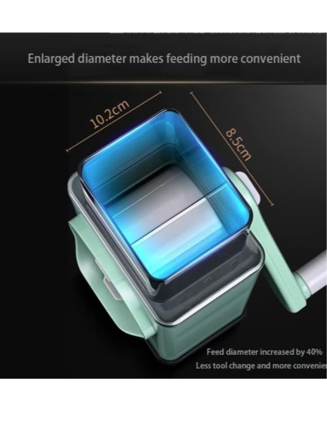 ELTRAZONE vege-cutter1x20 Multifunctional Vegetable Grater Fruit Vegetable Slicer Easy Clean 4 in 1 Adjustable Handheld Vegetable Slicer Spiral Drum Slicer Assorted - Image 3