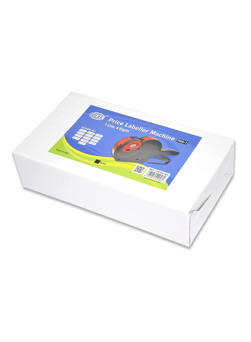 FIS Price Labeller Machine 1 Line, 6 Digits, Black Color - FSPX6-1BK - Image 2