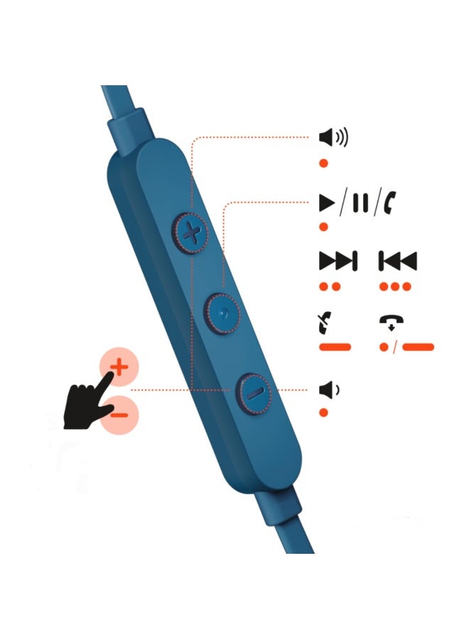 سماعات أذن سلكية Blue Tune 310C USB-C مع صوت عالي الدقة، وصوت جهير نقي، و3 أوضاع معادل صوت مُعدّة مسبقًا، وميكروفون مدمج وجهاز تحكم عن بُعد بثلاثة أزرار، وكابل مقاوم للتشابك - 31OC - Image 5