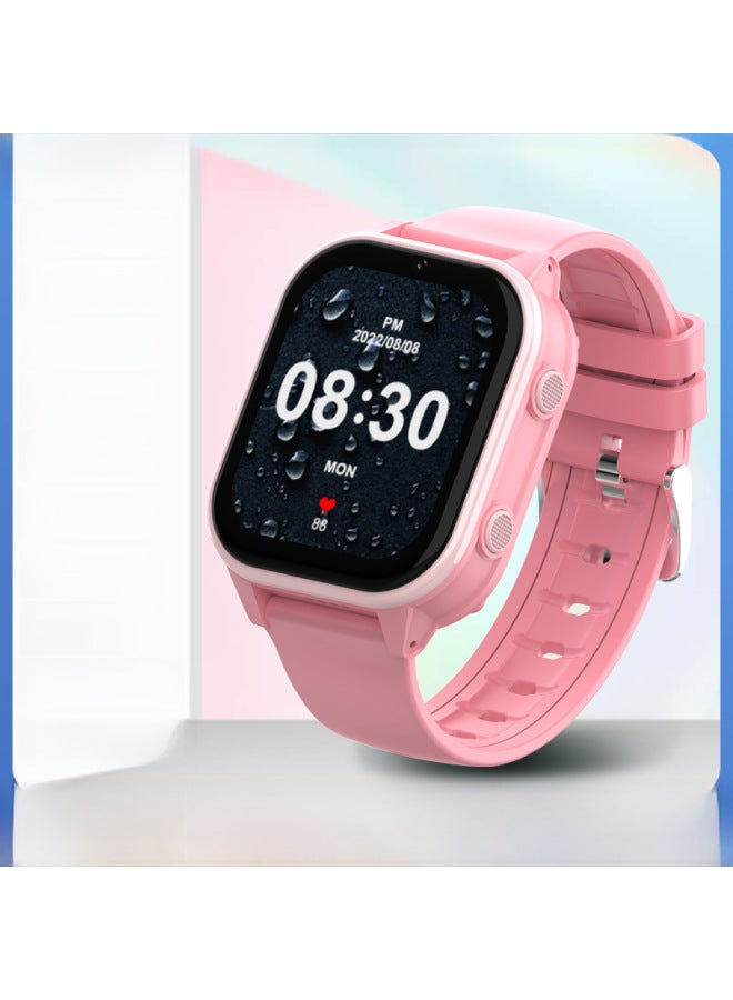 DF89 Smart Phone Watch E-commerce Channel Is Specially Designed For 4G Full Netcom Plug-in Card HD Screen Large Battery Life-Color:Pink  - Image 1