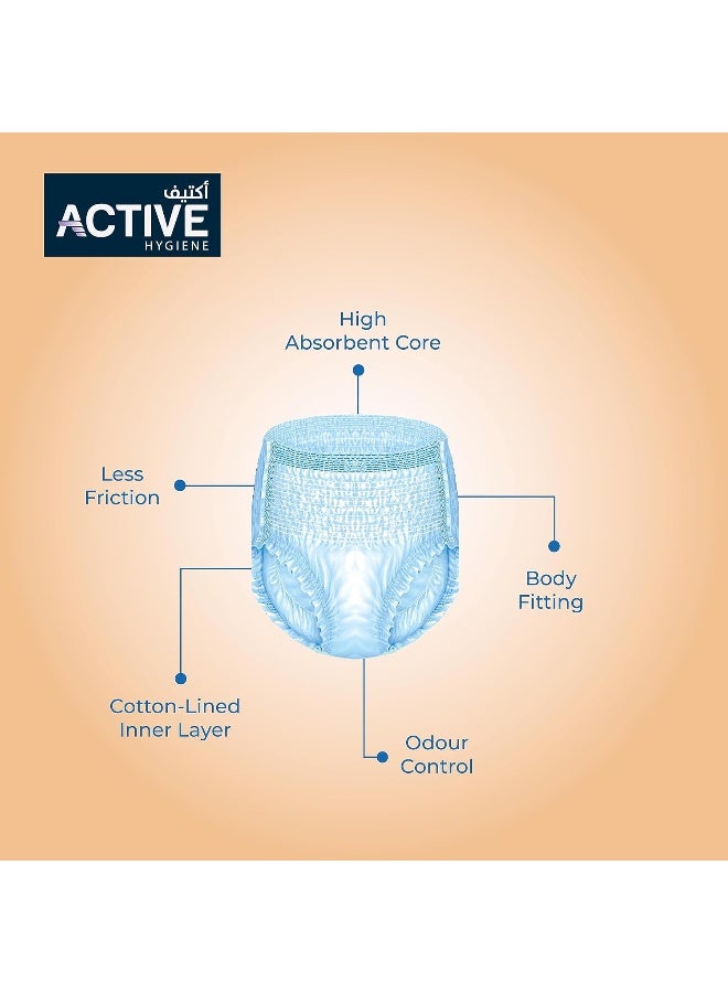 Active Adult Incontinence Body Fit Shorts - Large - Image 2