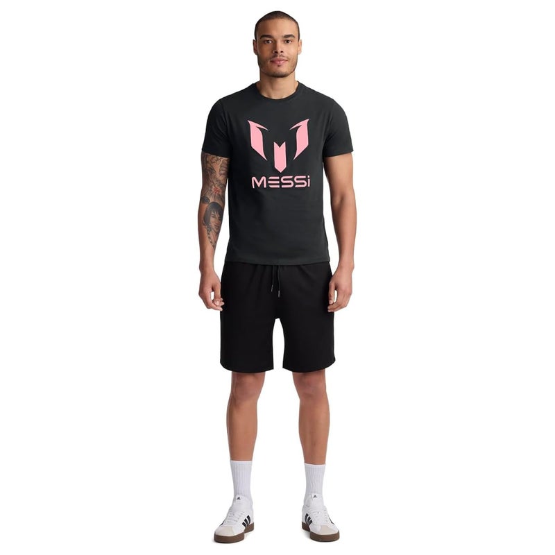 Messi Men's Wingstar Logo Tee, Lifestyle Short Sleeve T-Shirt, Standard Fit with Graphic - Image 1