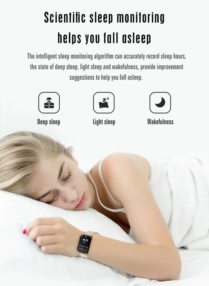 Ginger Smart Watch With Health And Fitness Features