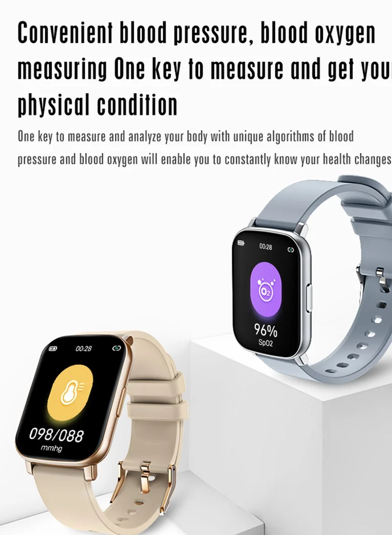 Ginger Smart Watch With Health And Fitness Features