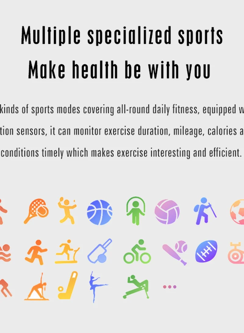 Ginger Smart Watch With Health And Fitness Features