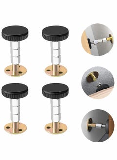 KASTWAVE Adjustable Threaded Bed Frame Anti-Shake Tool for Bed, Headboard stoppers, Bedside Headboards Prevent loosening Fixer, 4pc, 28-110mm, Easy Install  - Image 1