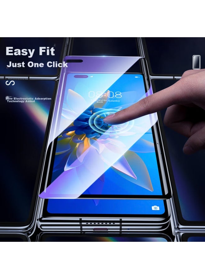 ISKA Yisika Tempered Glass Screen Protector For Huawei Mate X2, Mate X2 Collector's Edition Foldable Anti-blue Light Glass Phone Protective Film, Hd Full Screen Strong Anti-fingerprint Shatterproof Jm299 - Image 5
