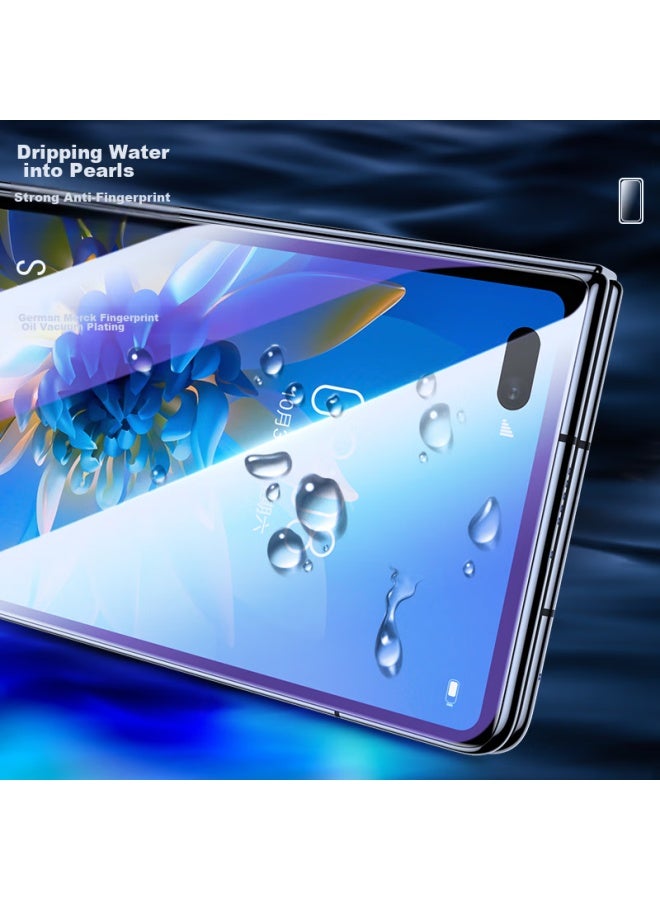 ISKA Yisika Tempered Glass Screen Protector For Huawei Mate X2, Mate X2 Collector's Edition Foldable Anti-blue Light Glass Phone Protective Film, Hd Full Screen Strong Anti-fingerprint Shatterproof Jm299 - Image 2