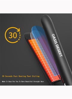 OASIS DESERT 2-In-1 Straightener And Curler, 30-Second Digital Display Heating Up To 480°F  - Image 4