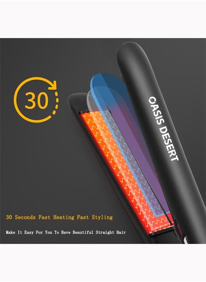 OASIS DESERT - 2-In-1 Straightener And Curler, 30-Second Digital Display Heating Up To 480°F - Image 1