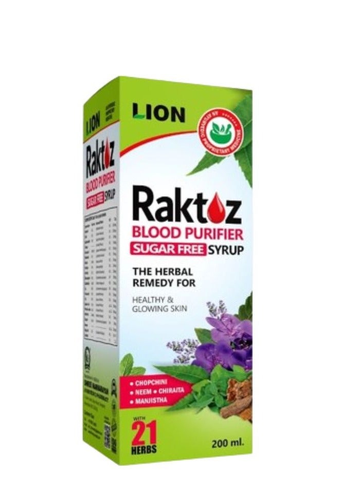 Lion Raktoz Syrup (Blood Purifier),200ml