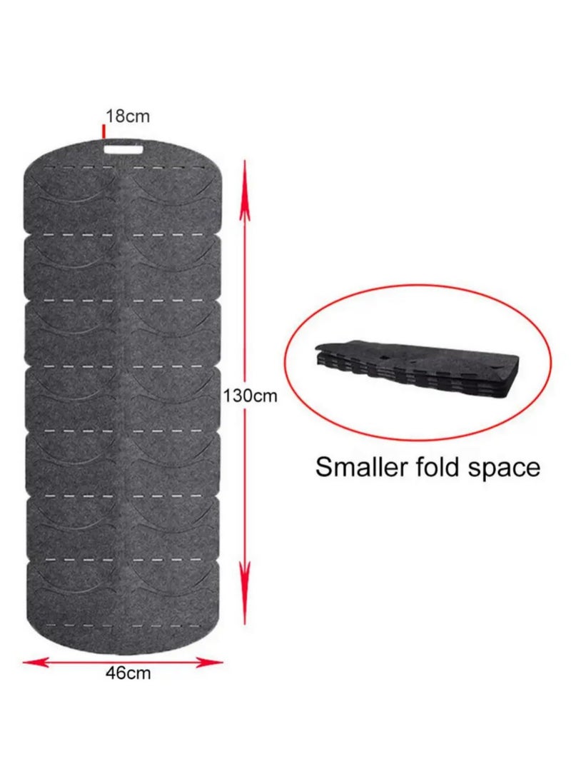 Hat Storage Holder Organizer 14 Clear Pockets Double Row Hat Rack Door Hanging Holder Hanger Storage Rack for Baseball Caps Closet Bedroom Wall Mounted Space Saving Caps Organizer - Image 2