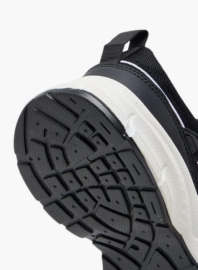 Flora Bella By Shoexpress BLACK Panelled School Sneakers With Lace-Up Closure for Women | Best Price UAE