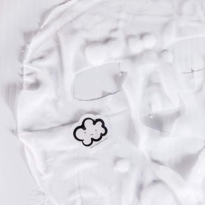 Saturday Skin Cotton Cloud Probiotic Power Face Mask Vit E Seabuckthorn Fruit Extract Omega Fatty Acids For Healthy Skin And Glow Self Home Care Facial Mask Sheet (25ml/0.84 Fl Oz) - Image 5