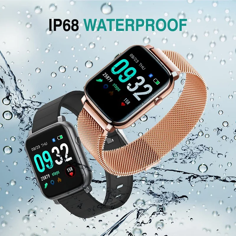 French Connection French Connection F1 Unisex Smartwatch With Heart Rate & Blood Pressure Monitoring And Silicone Strap - F1-C - 42 mm