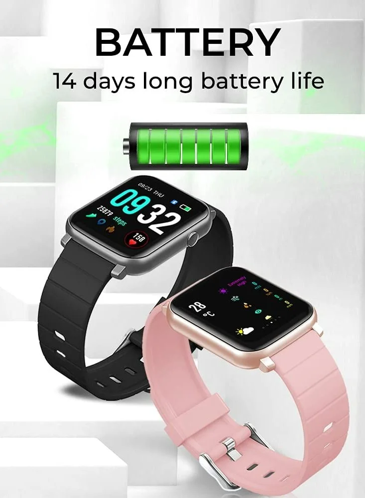 French Connection French Connection F1 Unisex Smartwatch With Heart Rate & Blood Pressure Monitoring And Silicone Strap - F1-C - 42 mm