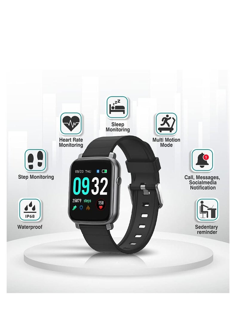 French Connection F1 Unisex Smartwatch With Heart Rate & Blood Pressure Monitoring And Silicone Strap - F1-C - 42 mm - Image 3