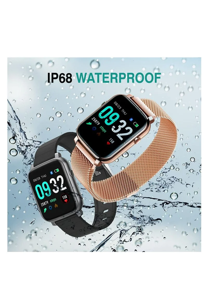 French Connection French Connection F1 Unisex Smartwatch With Heart Rate & Blood Pressure Monitoring And Silicone Strap - F1-C - 42 mm