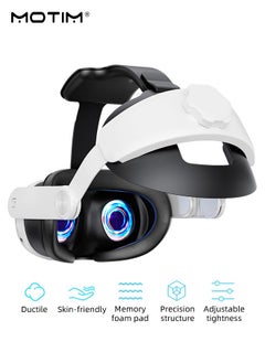 Oculus/Meta Quest 3 Head Strap, Replacement Elite Strap for Enhanced Comfort Support, Reduce Facial Pressure, Adjustable Ergonomic Headstrap
