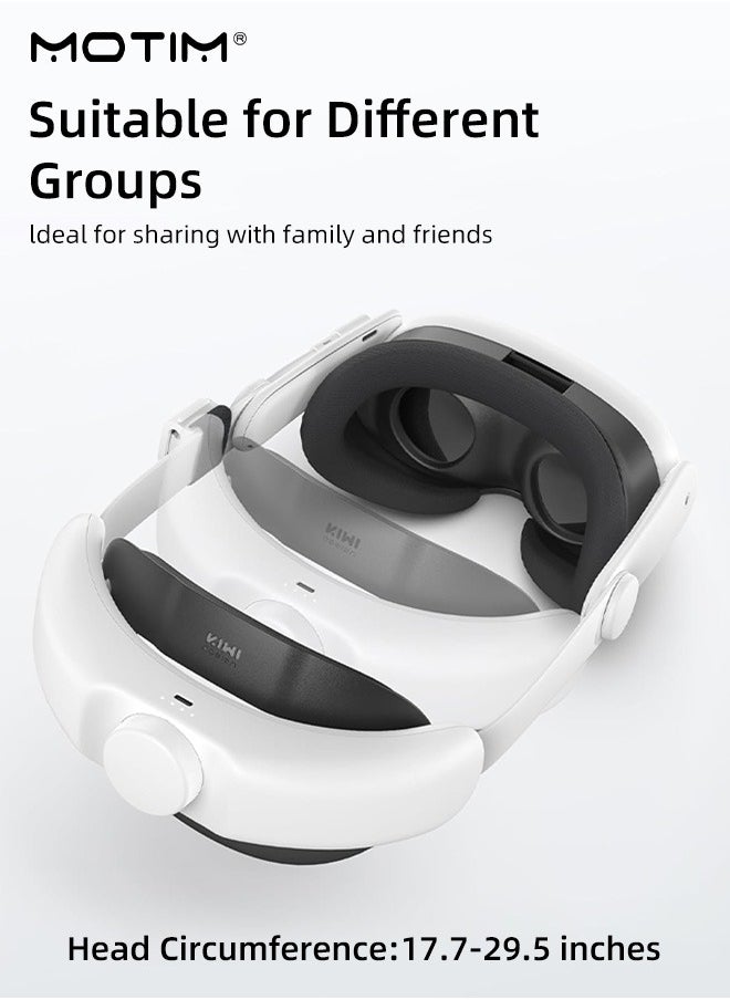 Motim - Oculus/Meta Quest 3 Head Strap, Replacement Elite Strap for Enhanced Comfort Support, Reduce Facial Pressure, Adjustable Ergonomic Headstrap - Image 1