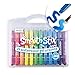 Ooly Smooth Stix Gel Crayons for Kids and Adults with Paint Brush Set of 24 Watercolor Rainbow Crayons for Glass and Paper with Case TwistUp Gel Crayon Set - Image 3