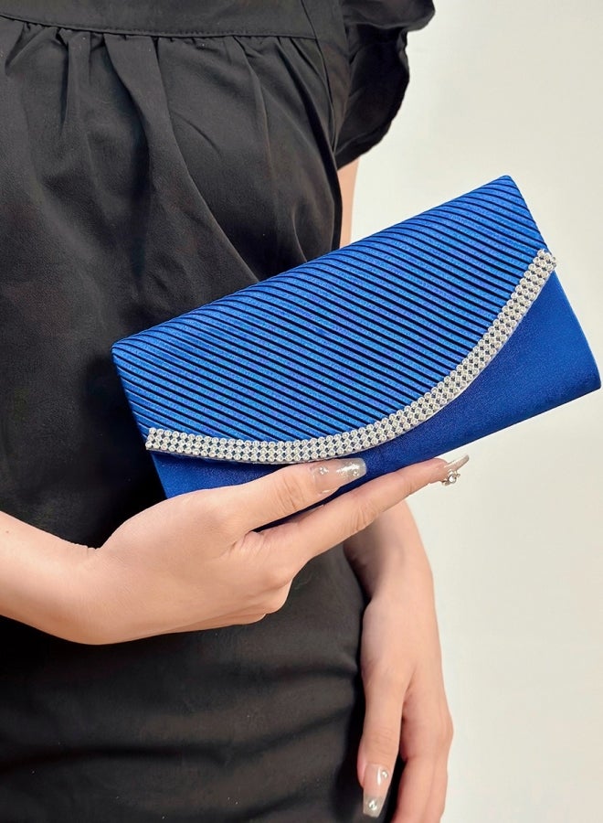 Women's Shiny Clutch Bag, Ladies Rhinestone Banquet Bag Tote Bag Handbag Party Bag Tote Bags Clutch Bag, Fashion Chain Shoulder Bag Crossbody Bag Sling Bag Side Bag Carry Bag for Party Dinner Wedding  - Image 2