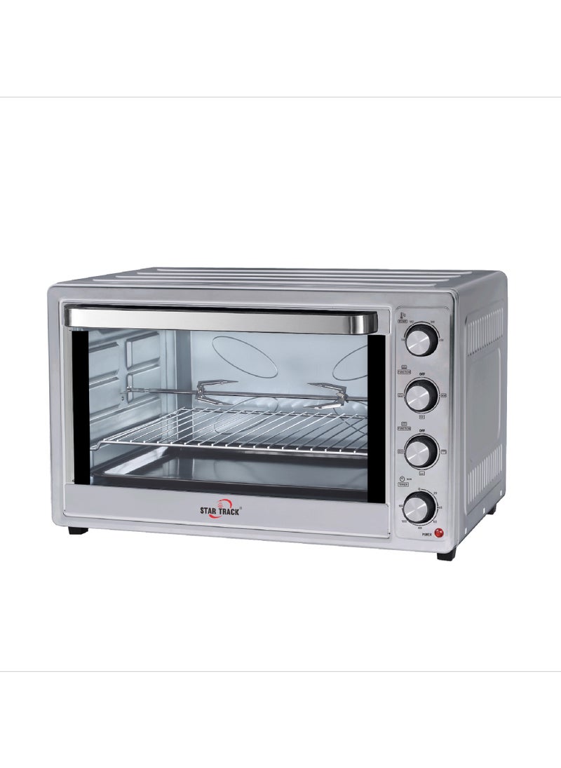 STAR TRACK STAR TRACK 100L Electric Oven with Self-Clean, Rotisserie, Convection, 120-Min Timer, 2200W, 8 Stainless Steel Heating Elements  - Image 1