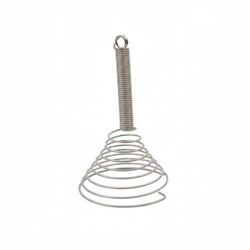 FINALITY Handheld Steel Wire Egg Whisk Hand Egg Mixer Eggbeater Whisking Blender Stirring Beater Milk Cream Frother Flour Stirrer for Family Restaurant Kitchen (Pack of 1) - Image 1