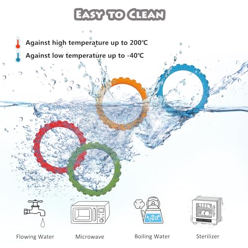 Flyaway Sensory Chew Bracelets for Boys Girls 4 Pack, Silicone Fidget Bracelet for Kids with Autism ADHD Anxiety or Special Needs, Oral Motor Aids Toddler Bracelets Sensory Chew Toys for Kids Chewing Biting - Image 5