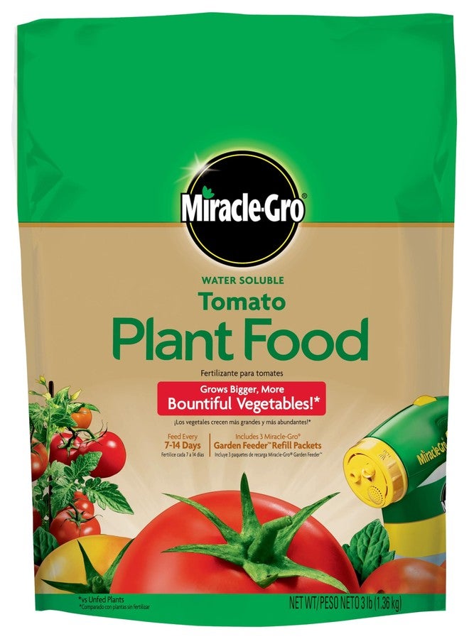 Miracle-Gro Water Soluble Tomato Plant Food, 3 lb - Image 1