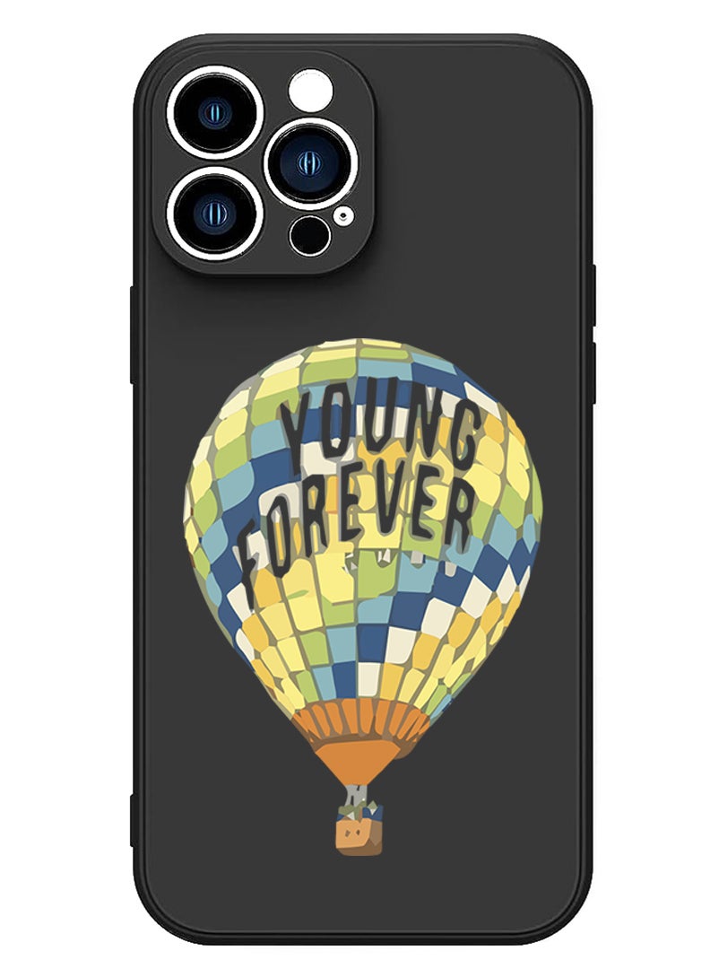 Theodor Protective Slim Fit Case Liquid Silicone Cover with Full Body Protection Anti-Scratch Shockproof Case For iPhone 13 Pro Black  - Absolutely Awesome - Image 1