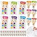 K1tpde 24 Pack Valentines Watercolor Paint Set with Gift Cards for Kids Bulk Valentines Day Gifts for Boys Girls School Classroom Prizes Exchange Gift DIY Mini Paint Set Funny Valentine Party Favor - Image 3