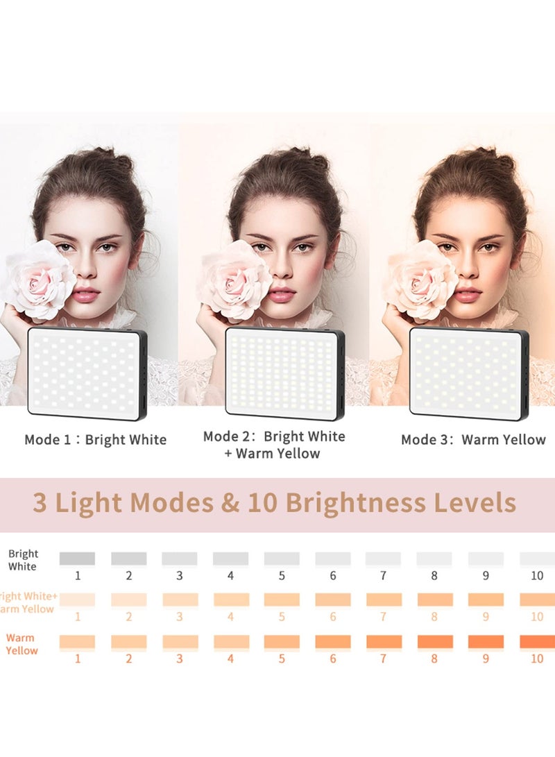 Excefore Video Conferencing Lighting, 3 Light Modes Portable LED Clip for Webcam Zoom Call Lighting Selfie - Image 2