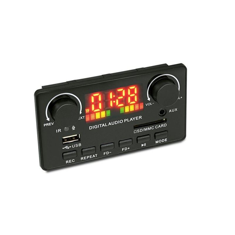 Wireless MP3 Decoder Car Audio Board 2x40W Amplifier Module Black Remote Control - Image 2