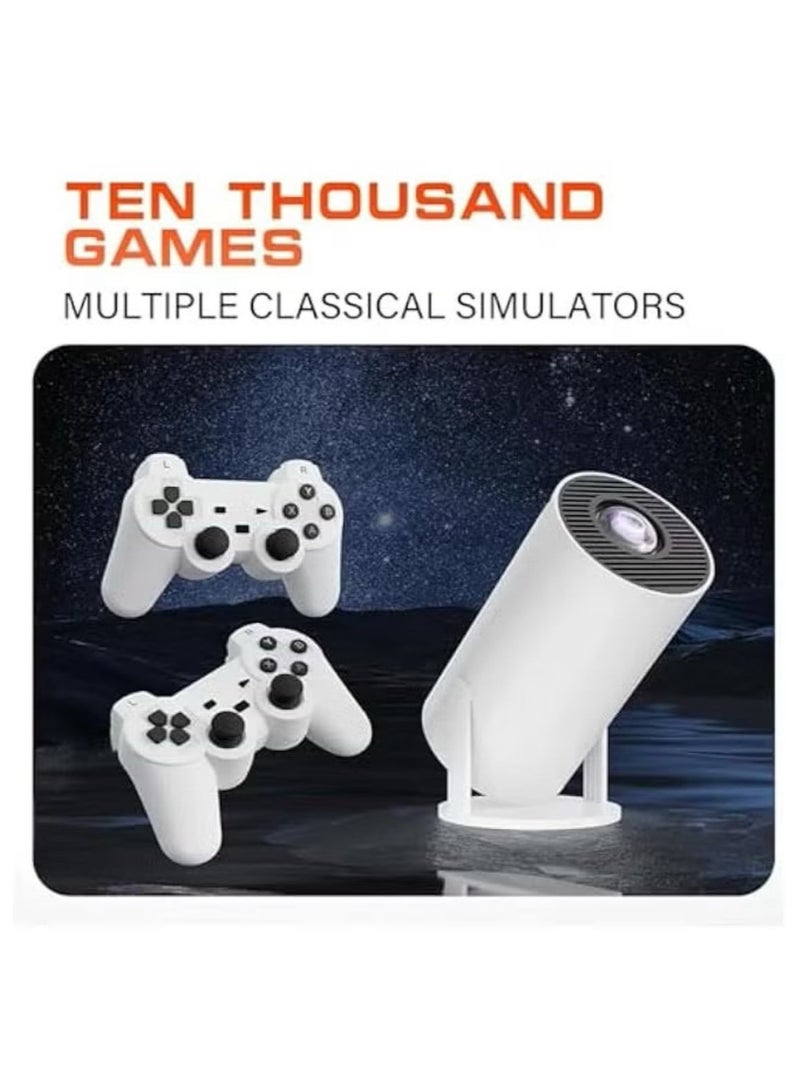 M300 Max Gaming Projector, Projector and Game with 2 Wireless Controllers Gaming Projector with Controllers, Projector, Video Game Projector M300 Max, P30 Max Projector and Game  - Image 1