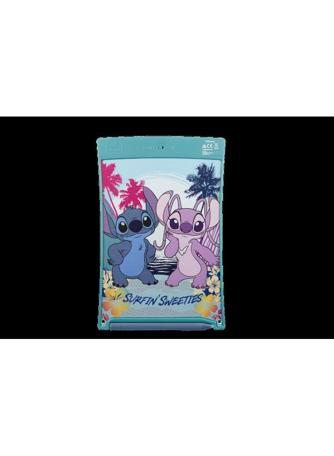 Volkano Disney Stitch 8.5 Inch LCD Writing Pad | Kids drawing tablet with Stitch design, reusable LCD screen, lightweight build, and one-touch erase for creative fun - Image 3
