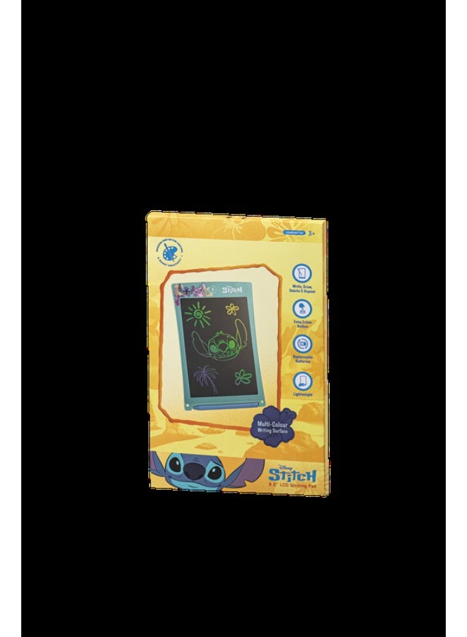 Volkano Disney Stitch 8.5 Inch LCD Writing Pad | Kids drawing tablet with Stitch design, reusable LCD screen, lightweight build, and one-touch erase for creative fun - Image 2