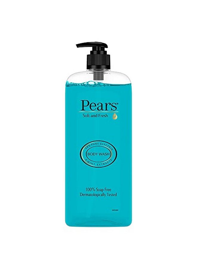 Pears Soft & Fresh Shower Gel Supersaver Xl Pump Bottle With 98% Pure Glycerine 100% Soap Free And No Parabens 750 Ml - Image 1