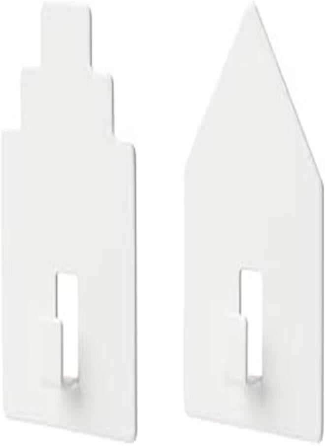 Digital Shoppy Digital Shoppy TIPPVAGN Hook, self-Adhesive, House/White 