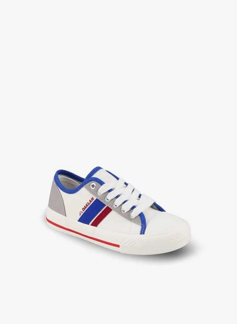 شو اكسبرس Boys Colourblock Lace-Up Ankle Sneakers