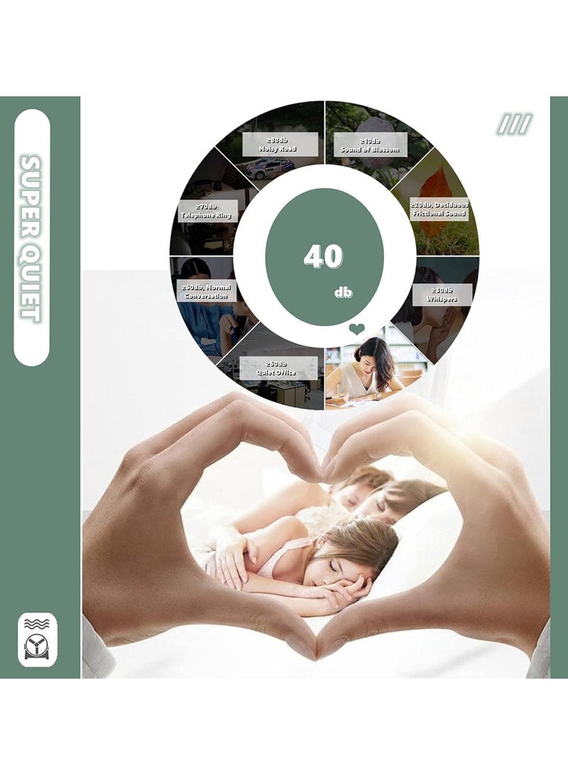 ريبنيو مروحة USB بحجم 6 بوصة، مروحة مكتب USB صغيرة مروحة تبريد شخصية محمولة لسطح المكتب تعمل بواسطة USB PC Netbook للتخييم والمكتب والسفر في الهواء الطلق والرياح القوية وردي - Image 5