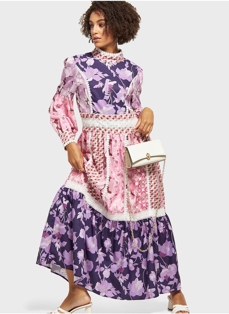 2Xtremz - Floral Printed Dress - Image 1